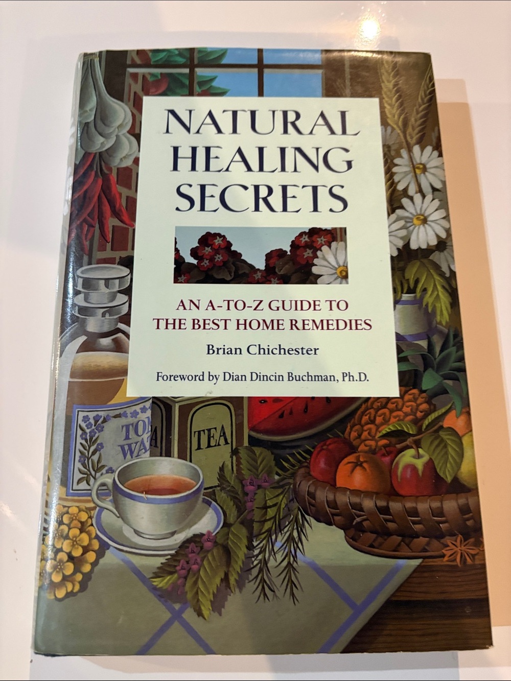 Natural Healing Secrets - Green Illustrated Hardcover Book